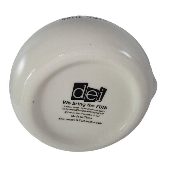 DEI Christmas Gnome Home Sweet Gnome Coffee Mug Holidays Santa Cup Red Inside - Picture 7 of 8